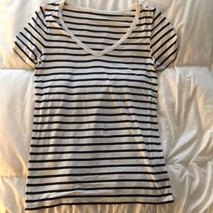 Black and white striped shirt